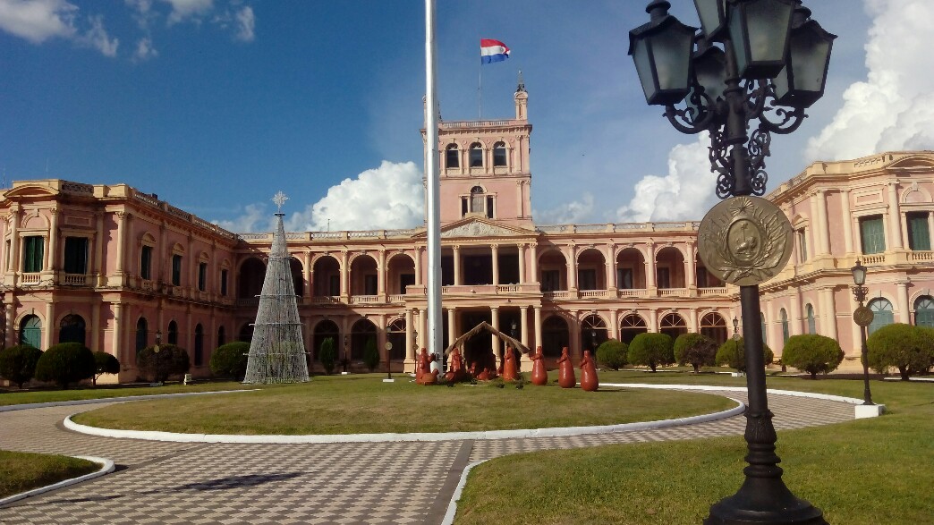 Le palais du président Paraguayen