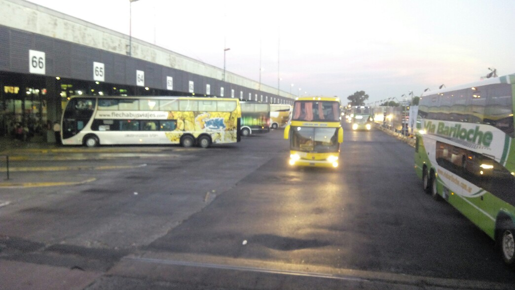 Départ pour Asunción dans le bus