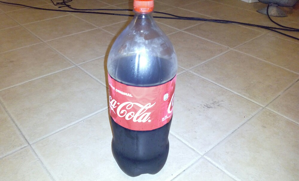 Une bien belle bouteille de coca 