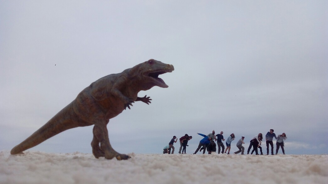 On s'est fait courser par un dinosaure