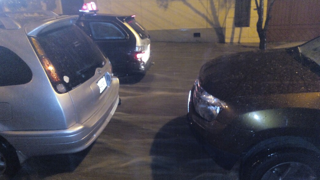 L'eau qui dévale la rue du 20 octobre