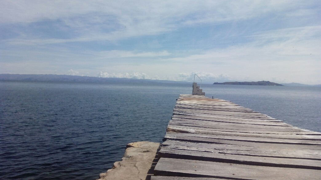 Le ponton ou nous avons attendu le bateau