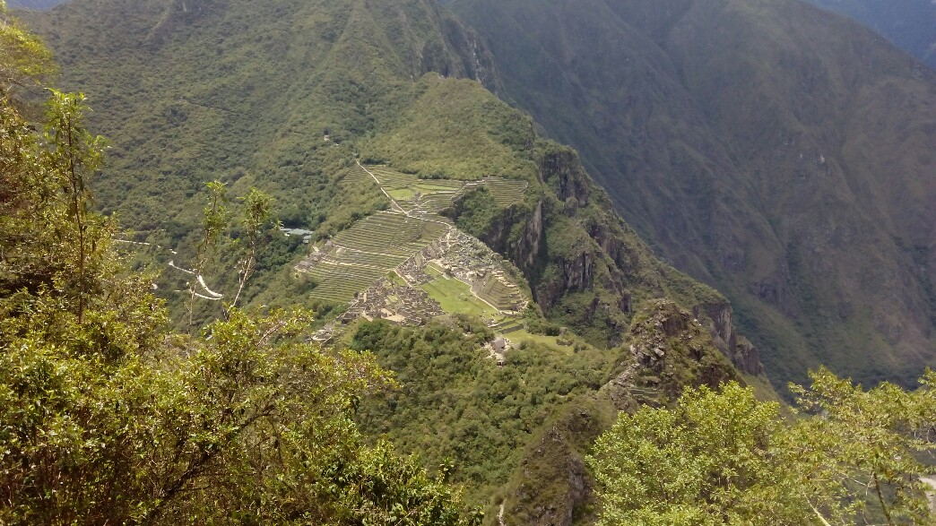 Vue du Matchu Pitchu depuis Waynapitchu